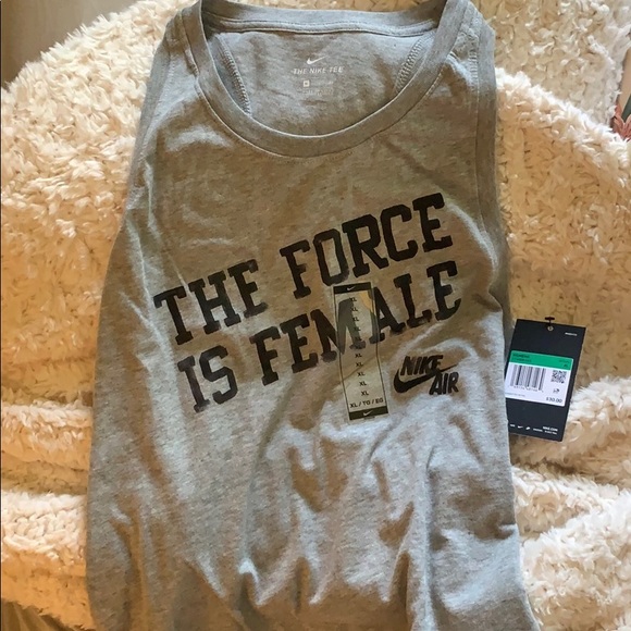 the force is female nike tank